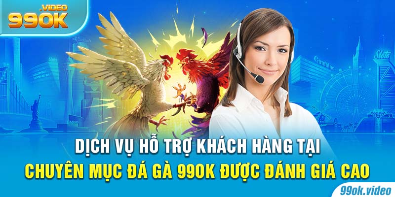 Dịch vụ hỗ trợ khách hàng tại chuyên mục Đá gà 99OK được đánh giá cao